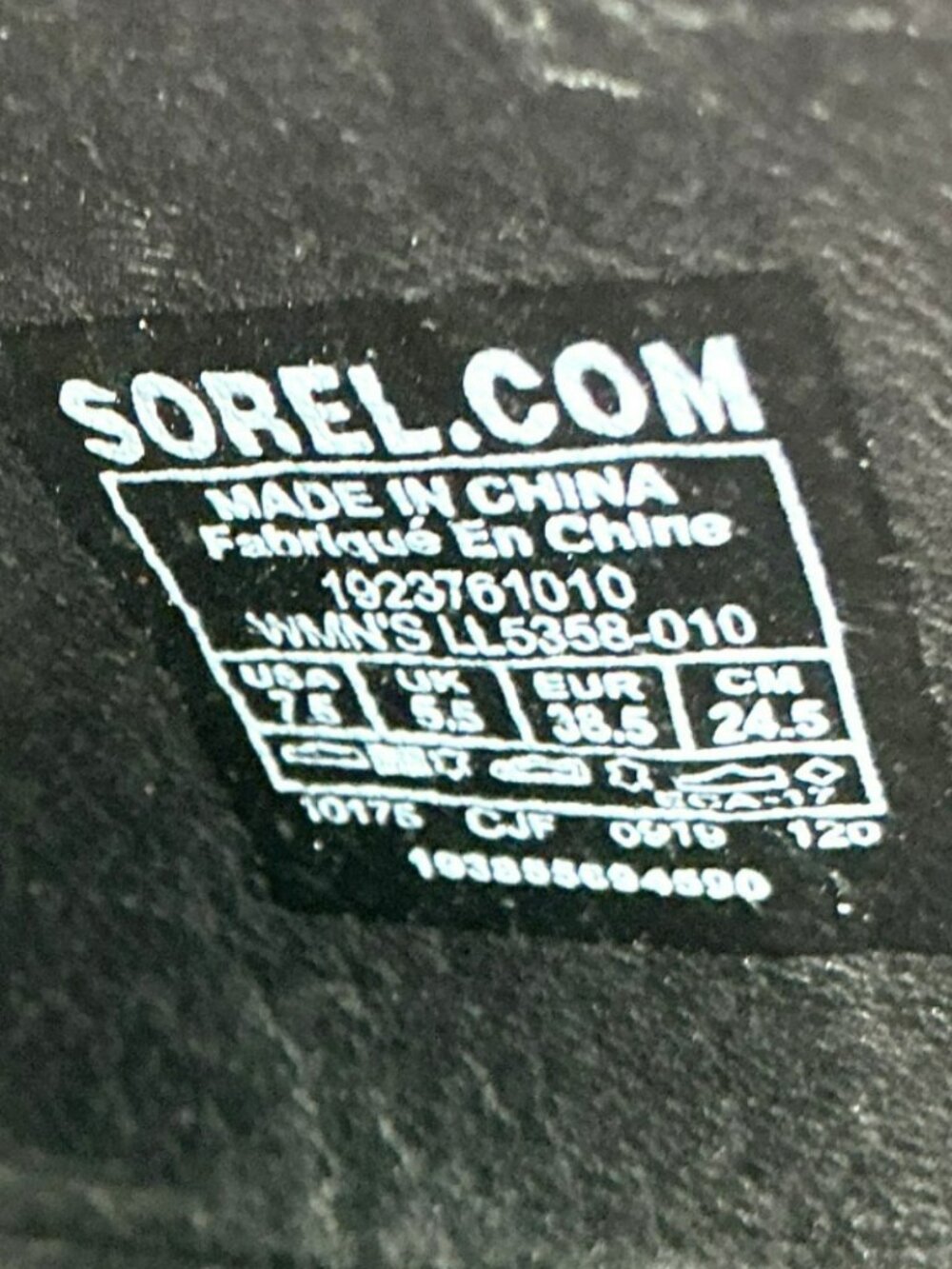 Sorel Joanie ll Slingback Platform Wedge Espadrille Sandals Womens 7.5 Black NEW - Picture 13 of 13